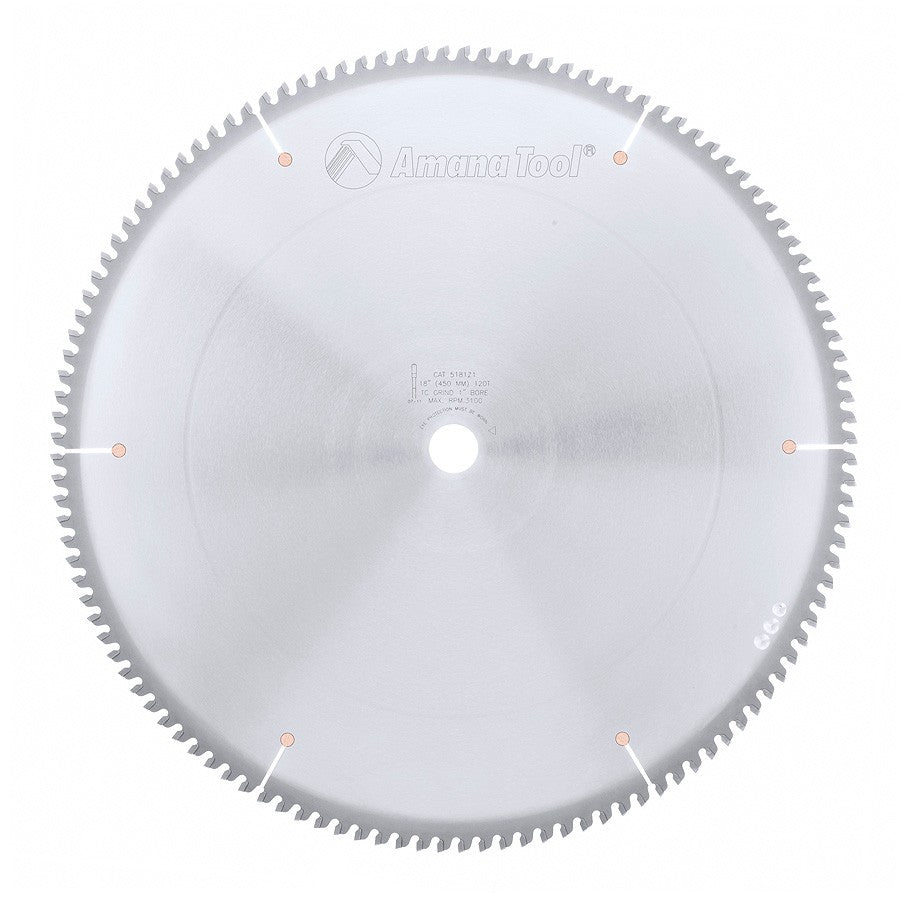 Amana Tool 518121 18英寸120齿非铁金属切割锯片