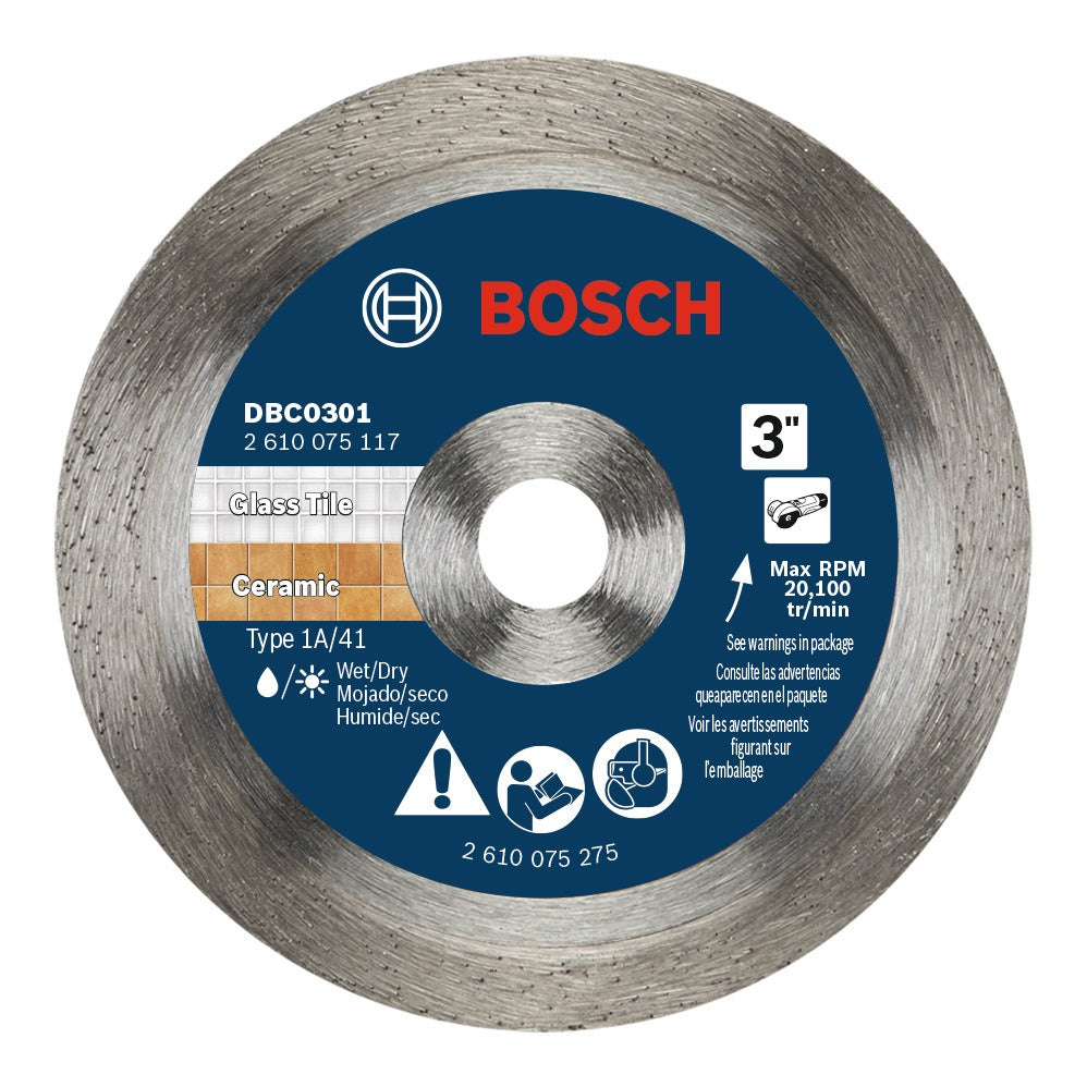 Bosch DBC0301 3 英寸连续边缘金刚石切割片
