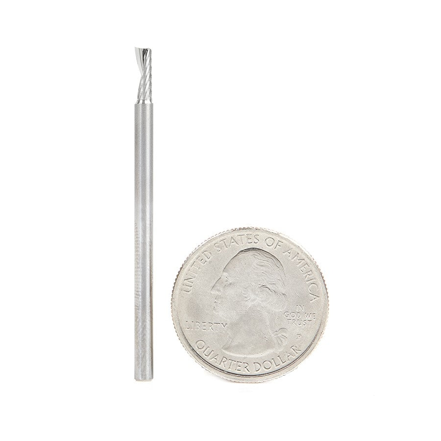 Amana Tool AM57314 3mm 螺旋 O 型单刃塑料切割铣刀