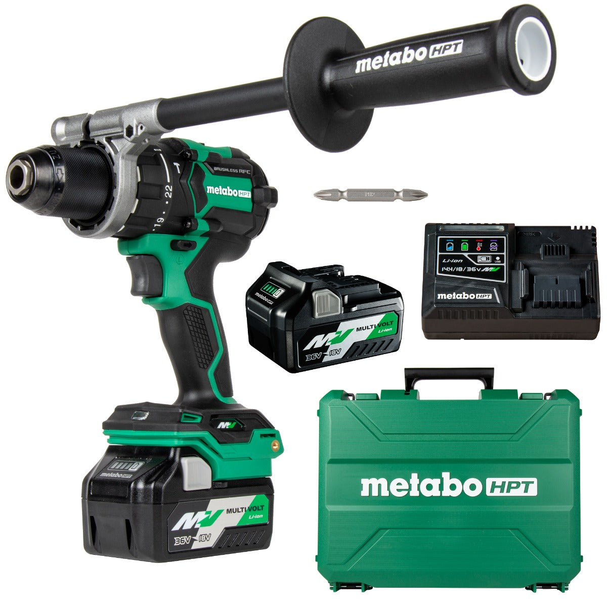 Metabo DV36DCM 36V MultiVolt 无刷冲击钻套装