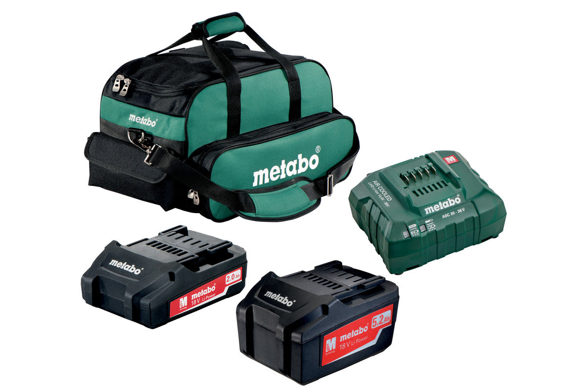 Metabo US625596052 18V Ultra-M 双电池启动套装