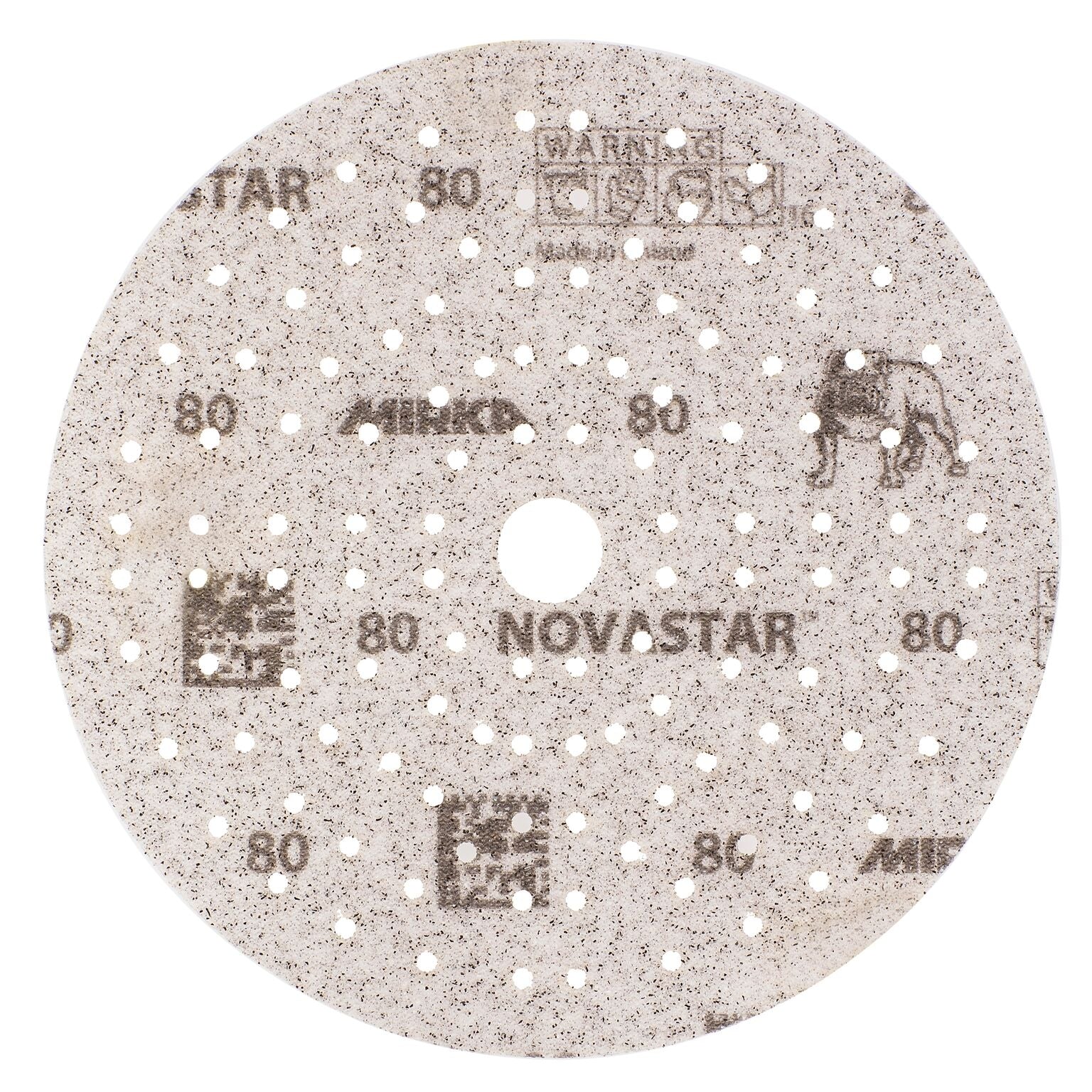 Mirka Novastar FG-5MH-600 5英寸600目背绒砂碟（50片装）