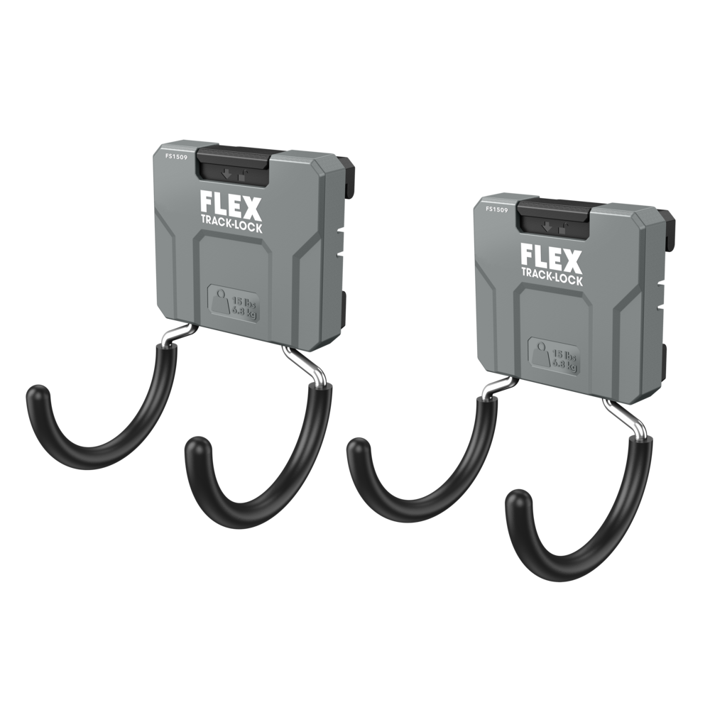 Flex Tools FS1509-2 TRACK-LOCK 双 C 型挂钩(2 件装)