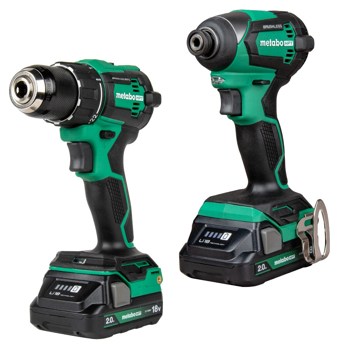 Metabo KC18DEXQBM 18V MultiVolt 无刷双件套组合(电钻与冲击起子机)