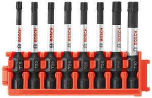 Bosch RBCCSTV208 8 件套 Impact Tough Torx 2 英寸电动批头带夹