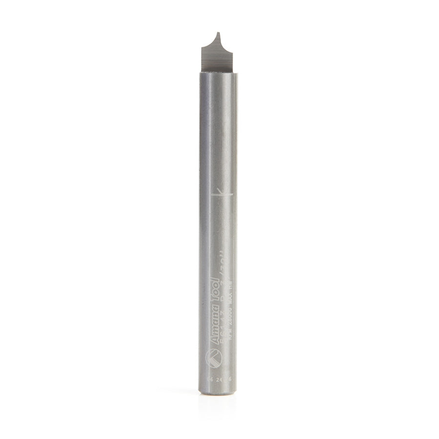 Amana Tool 56143 SCPoint/Roundover 3/32R x 1/4 in Shank 硬质合金修边刀