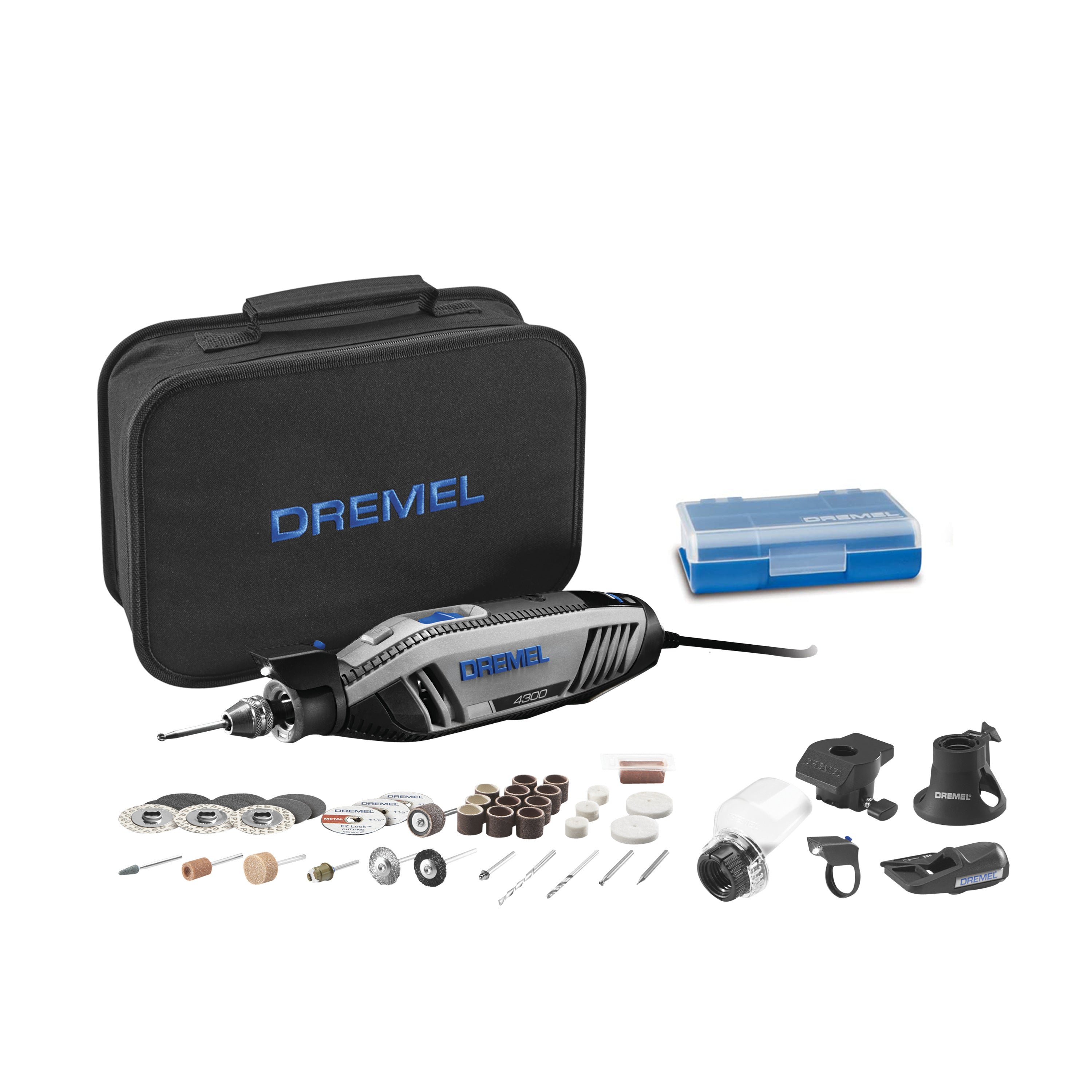 Dremel 4300-5/40 变速旋转工具套件（含 5 个附件及 40 个配件）