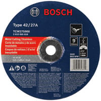 Bosch TCW27S900 9英寸46目金属/不锈钢切割砂轮25片装