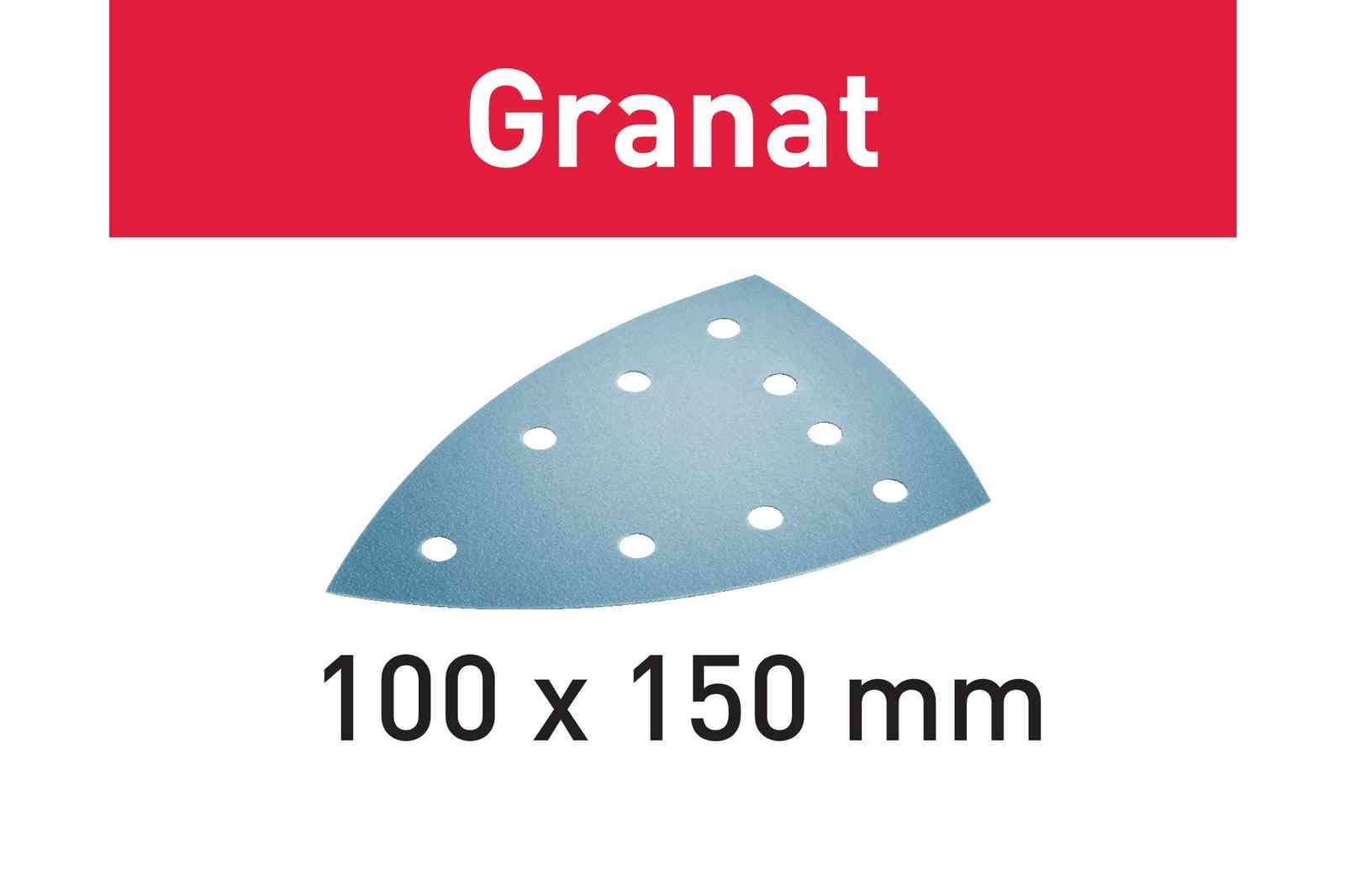 Festool Granat 180G 三角砂纸 STF DELTA/9 (10 片装) 577541