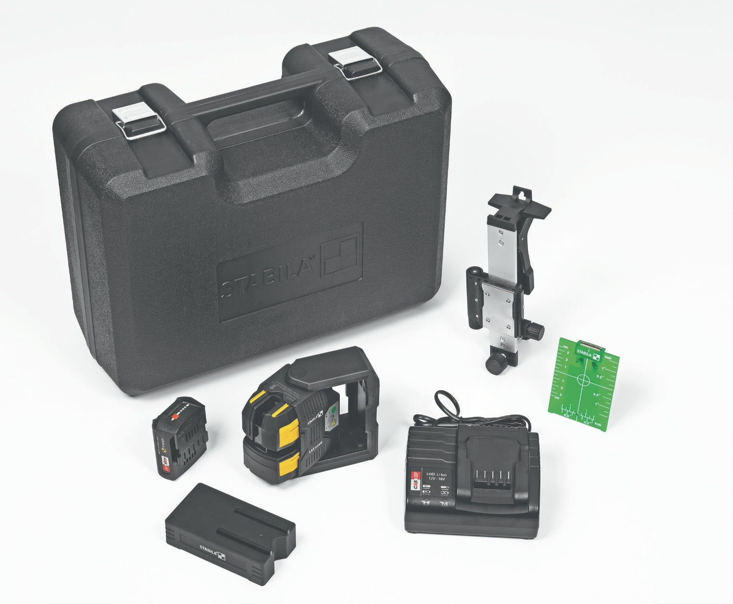 Stabila LAX 500G 十字线及铅垂点激光仪 7 件套 03520
