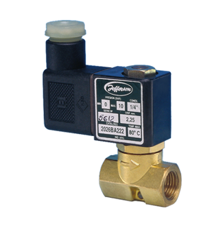 Jefferson Valves 2026BN121T 黄铜直动式电磁阀