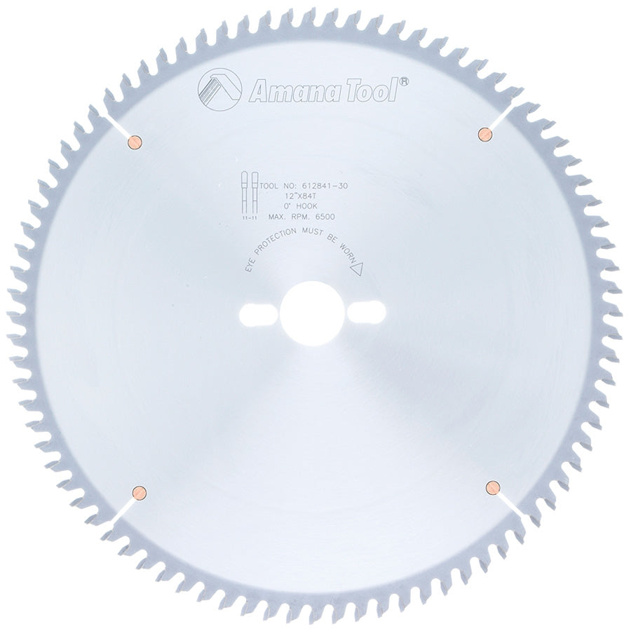 Amana Tool 612841-30 12英寸84齿M-TCG实体面材锯片