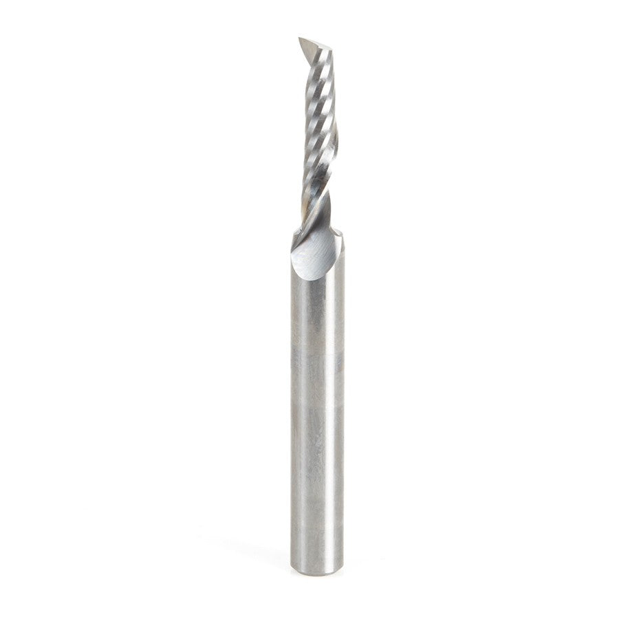 Amana Tool 51456 3/16 英寸直径单刃上切铝用实心碳化物铣刀