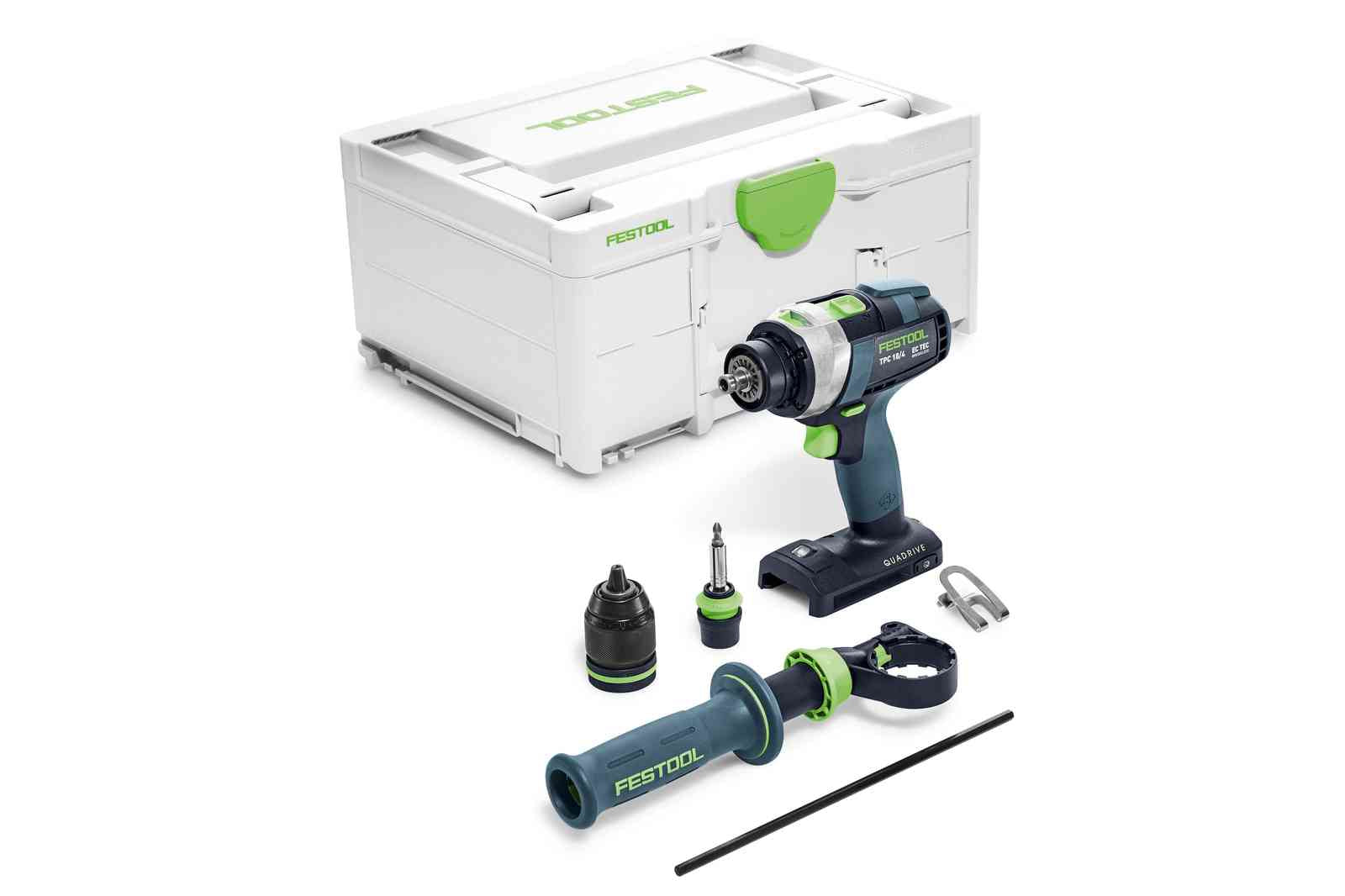 Festool TPC 18/4 Basic 577627 QUADRIVE 无绳冲击钻