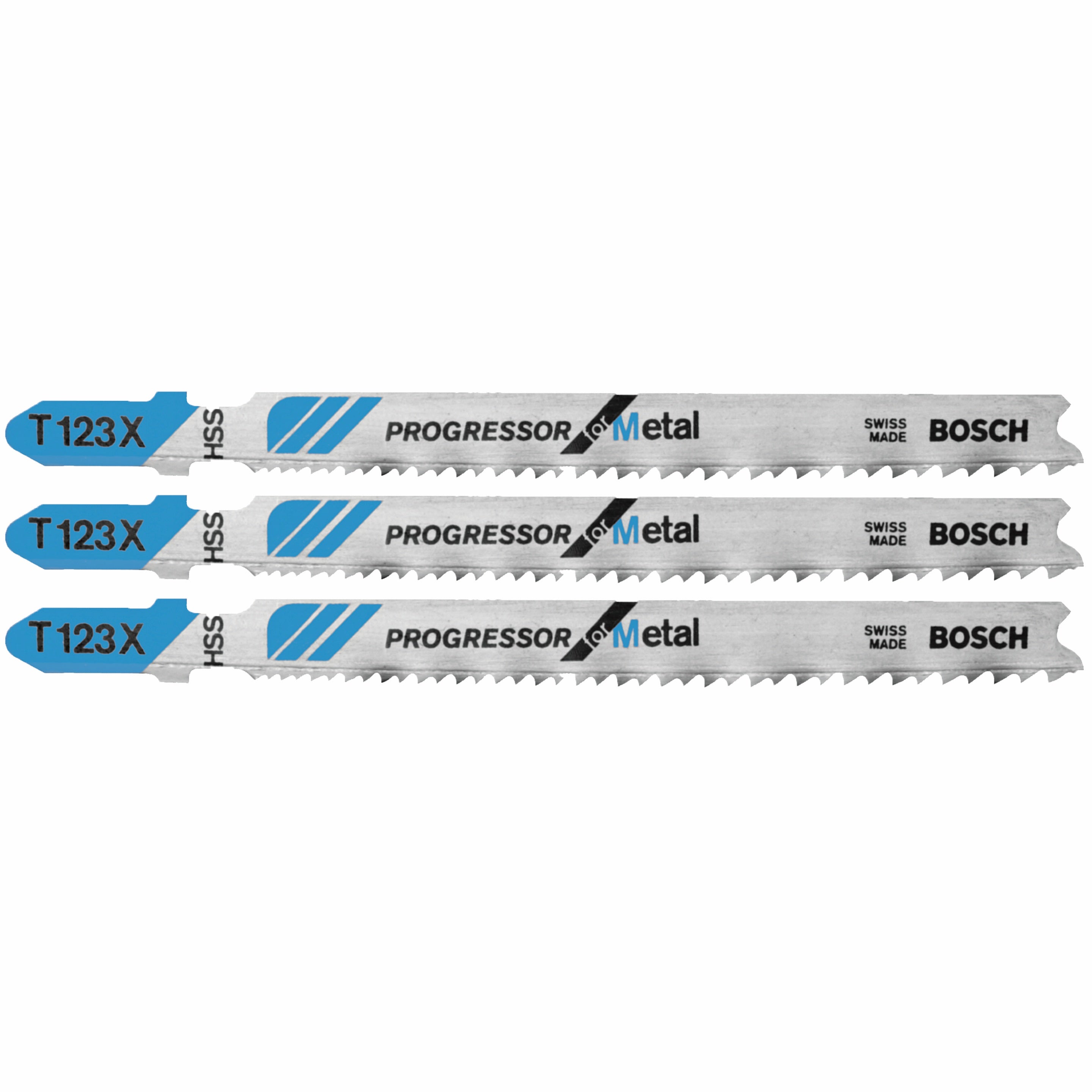Bosch RBT123X3 4 英寸 10-24 TPI Progressor 金属曲线锯锯片 (3 件套)