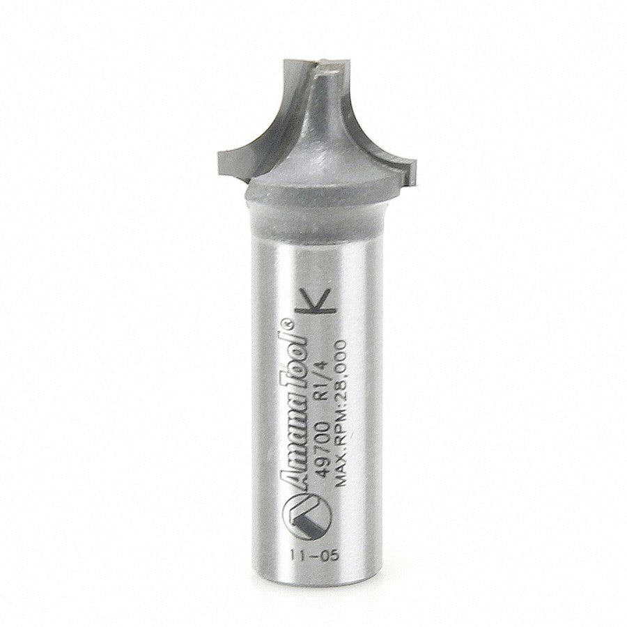 Amana Tool 49700 1/4 英寸半径 1/2 英寸柄径下切圆头铣刀