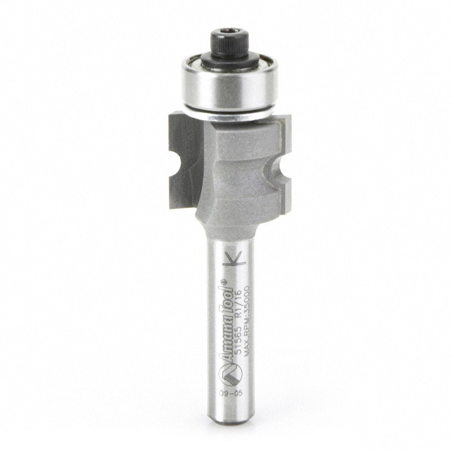 Amana Tool AM51565 牛鼻圆角铣刀 1/16 半径