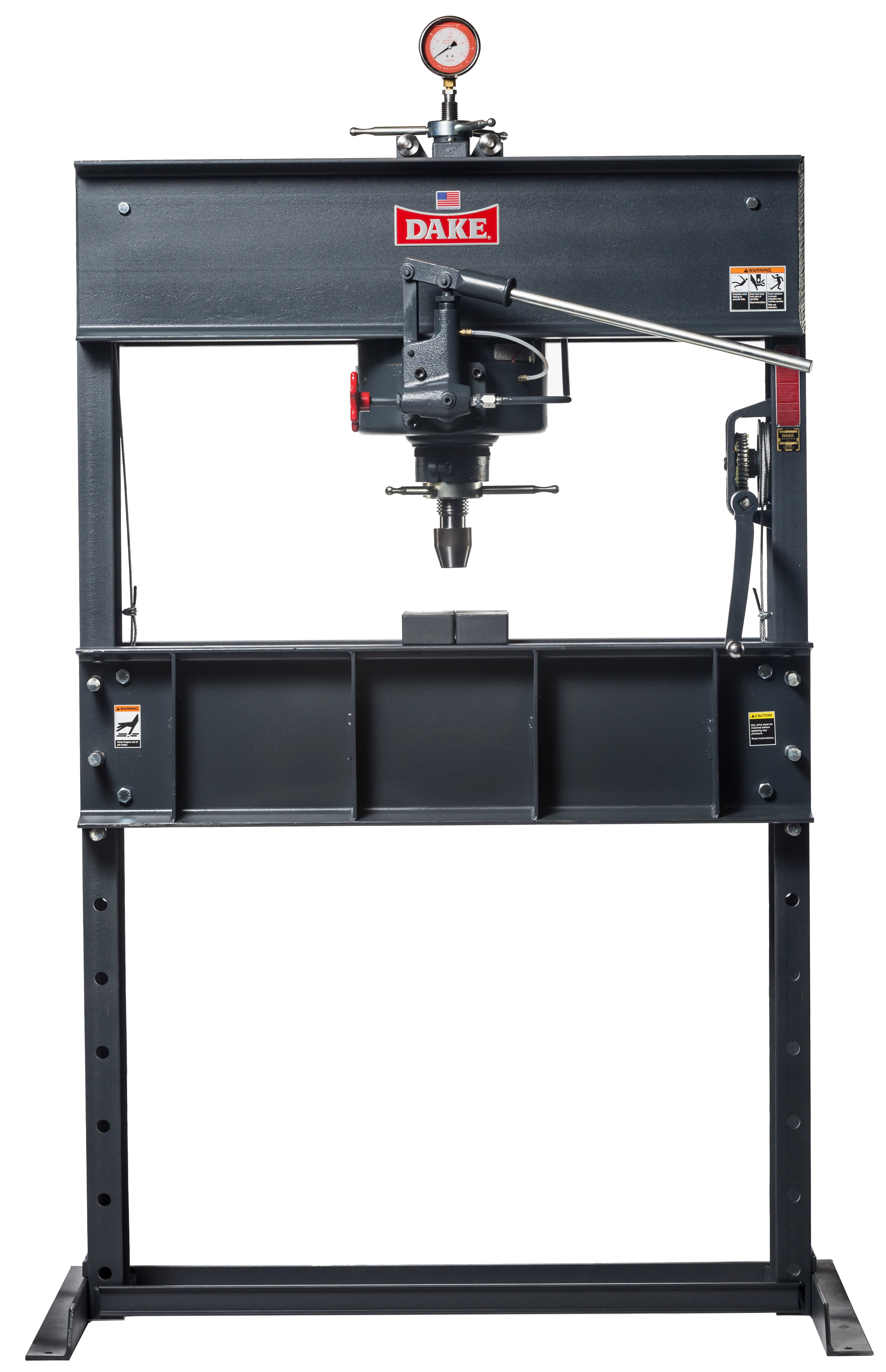 Dake Machinery DA907003 75 吨手动 H 型框架液压机