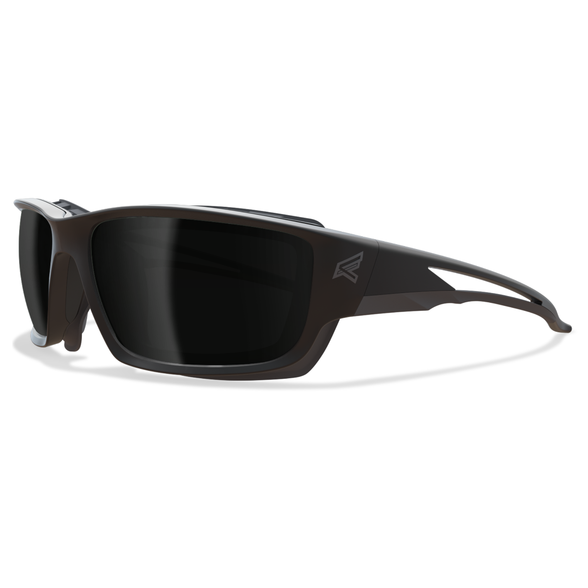 Edge Eyewear Kazbek 安全眼镜 EEGTSK236 黑色镜框配垫片偏光烟色镜片