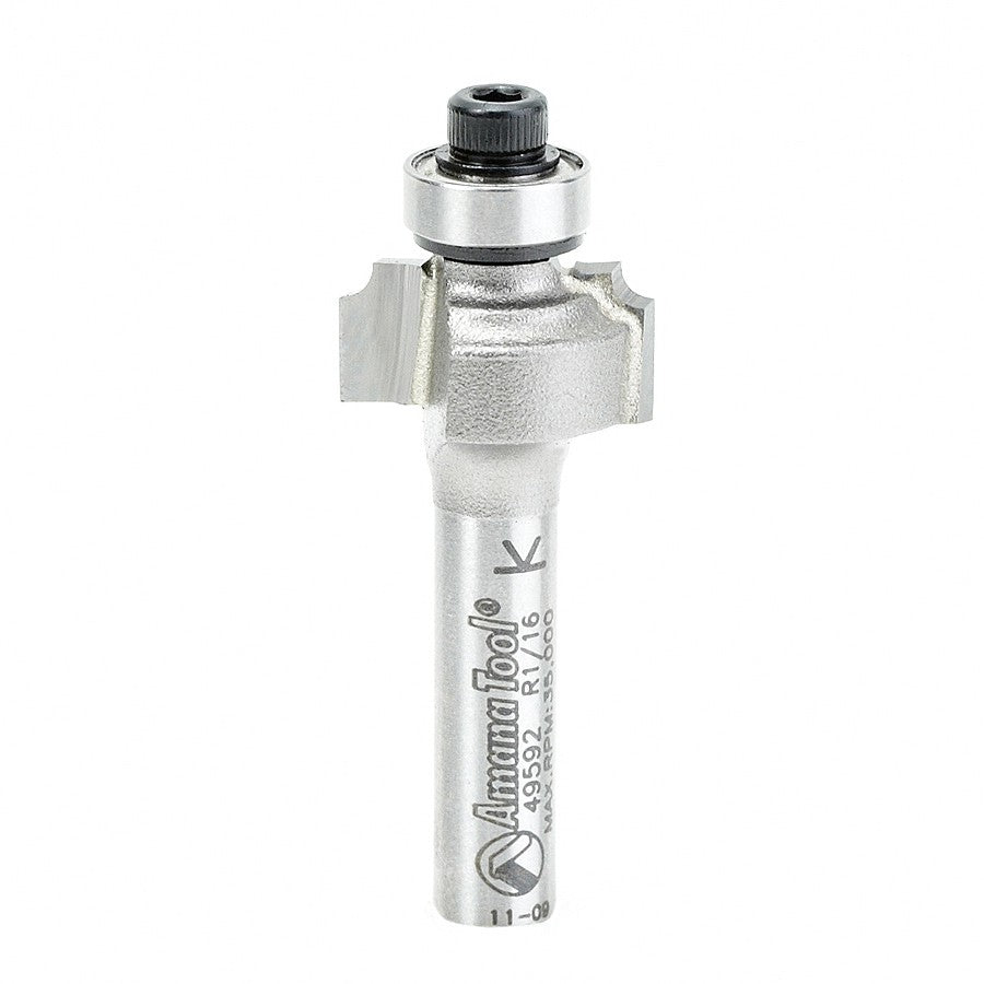 Amana Tool AM49606 1/4 英寸半径圆角铣刀 1/2 英寸柄径