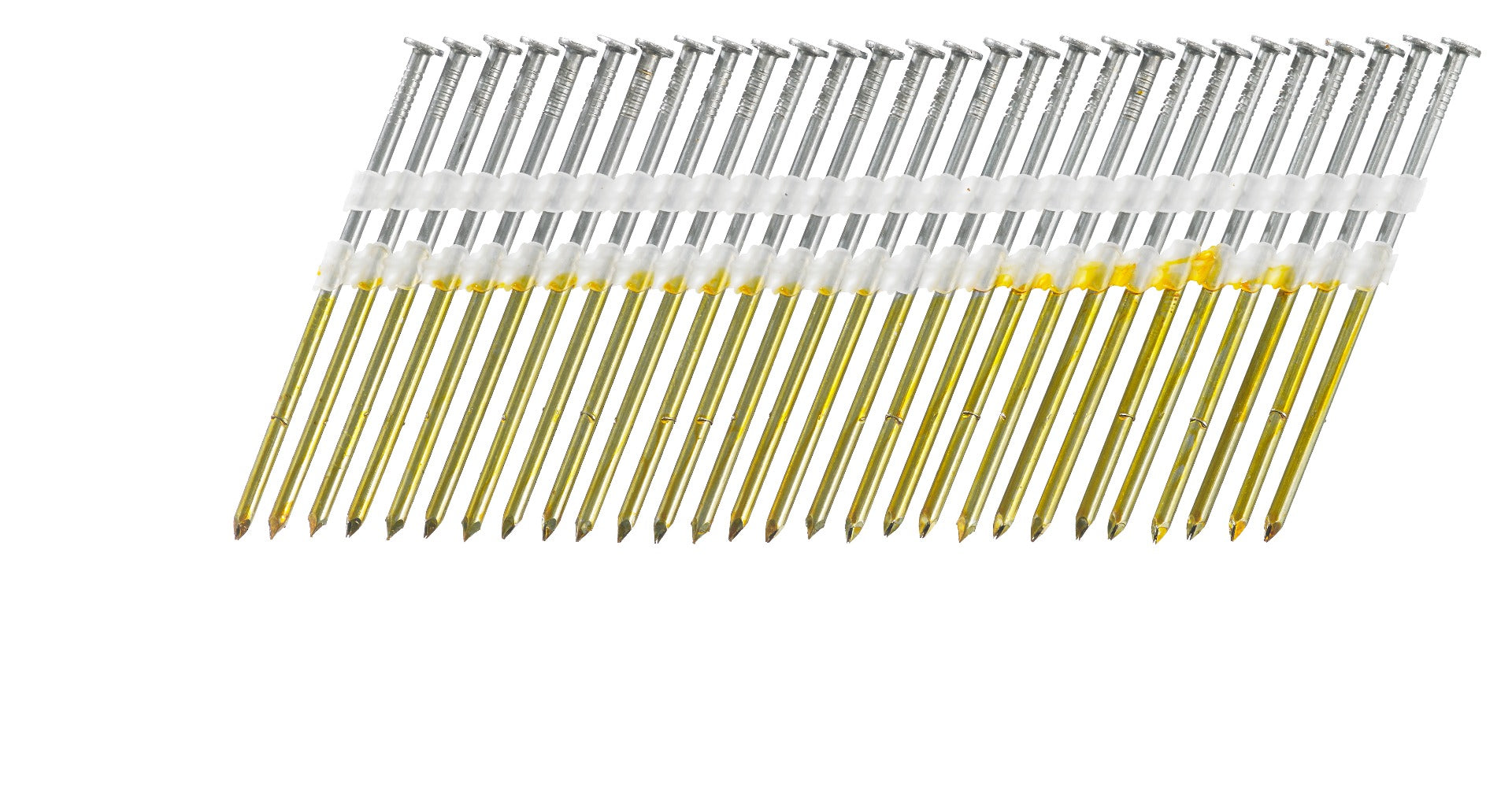 Senco KD29ASBS 20 度斜排全圆头光滑杆塑料连接钉 .131 x 3-1/2 英寸