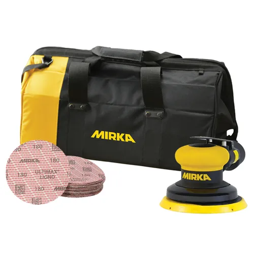Mirka MUS-SUM25-PN1 5 英寸气动轨道砂光机套装