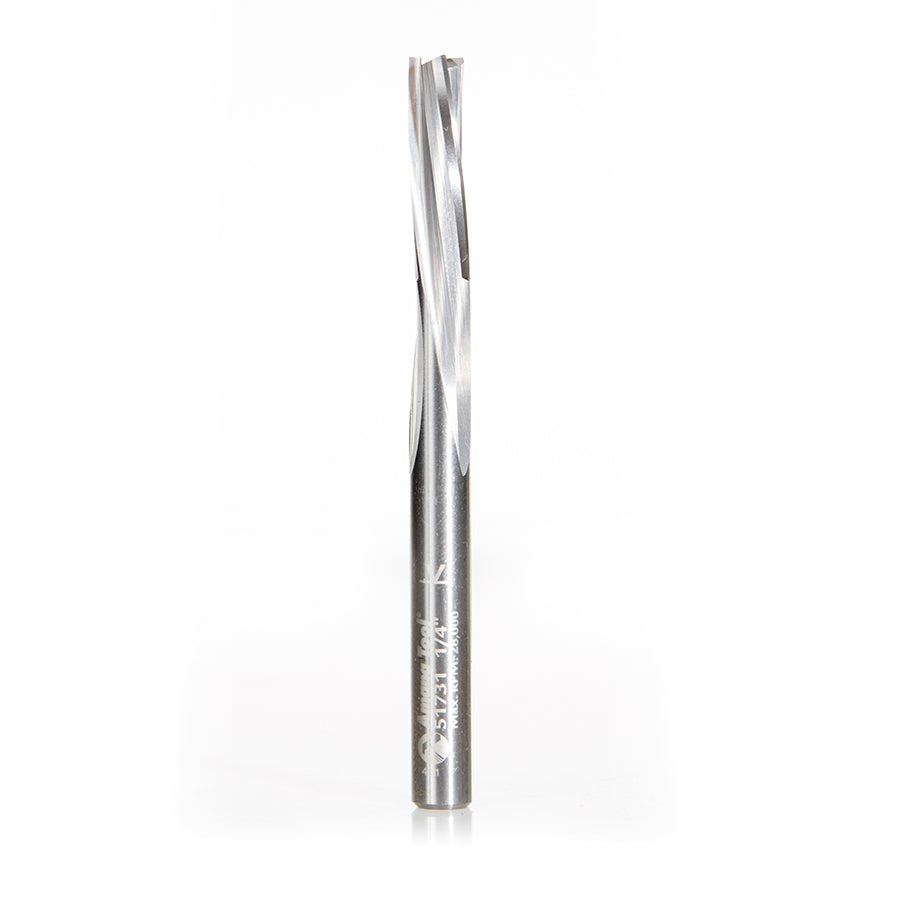 Amana Tool 51731 S.C 3FL 1/4 英寸下切螺旋铣刀