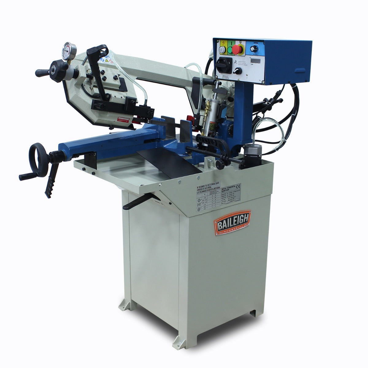 Baileigh BS-210M 6.69 英寸变速斜切带锯 1HP 110V