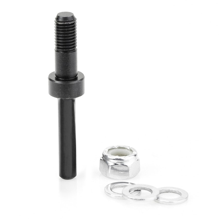 Amana Tool 47600 1/4 英寸刀轴、螺母和垫圈组件