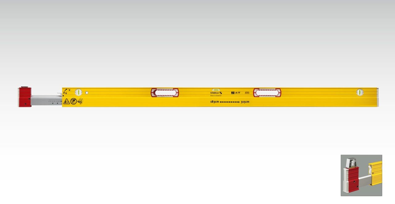 Stabila SB35712 7-12 英尺可拆卸支座板式水平尺