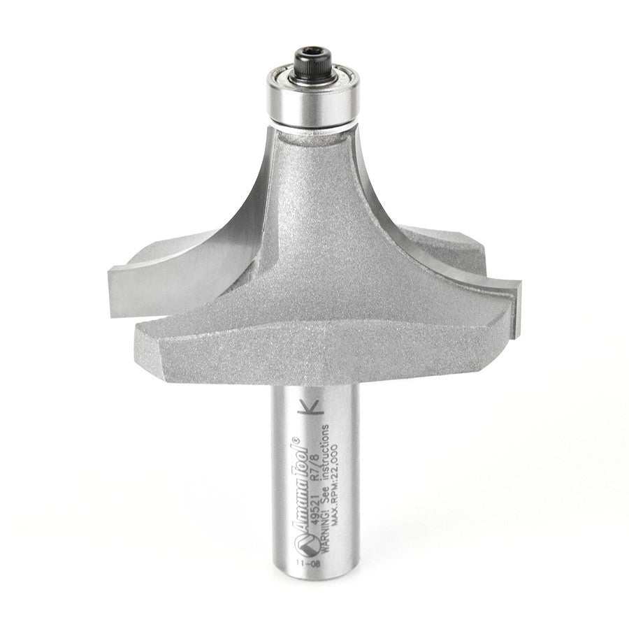 Amana Tool 49521 7/8 半径圆角铣刀 1/2 英寸柄