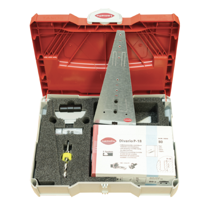 Lamello Divario P-18 P-System 滑入式连接件启动套件 (Systainer 箱) 145551
