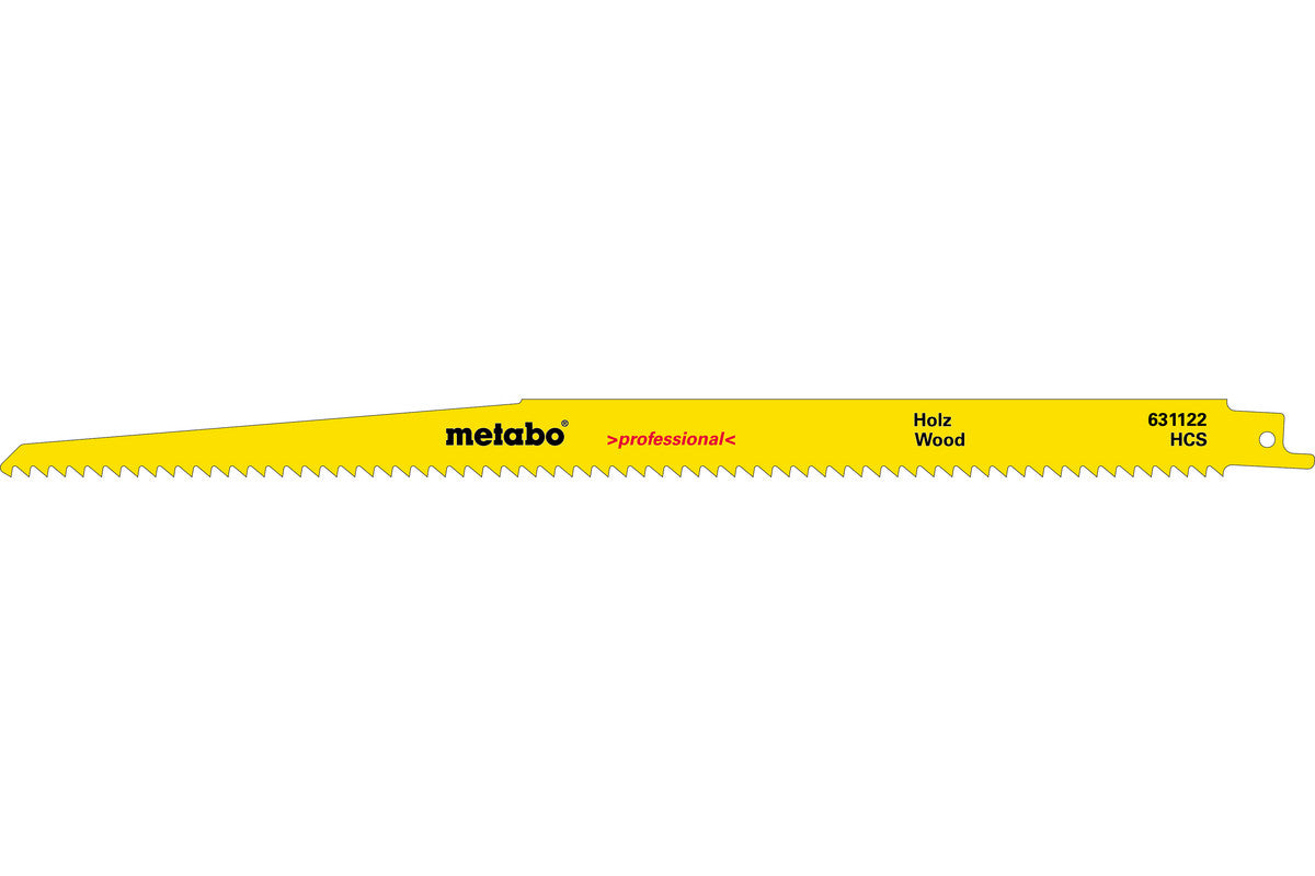 Metabo 631472000 12 英寸 6TPI 往复锯刀片 5 片装