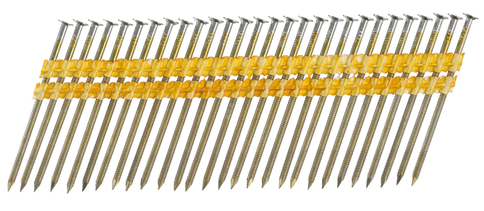 Senco HL27AGBS 20°斜排全圆头环纹塑料串钉 .120 x 3英寸