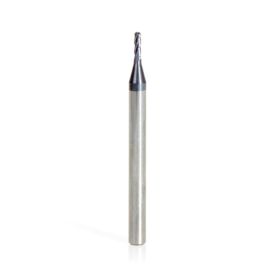 Amana Tool 51758 0.050 英寸 4 刃 AlTiN 涂层球头微型铣刀