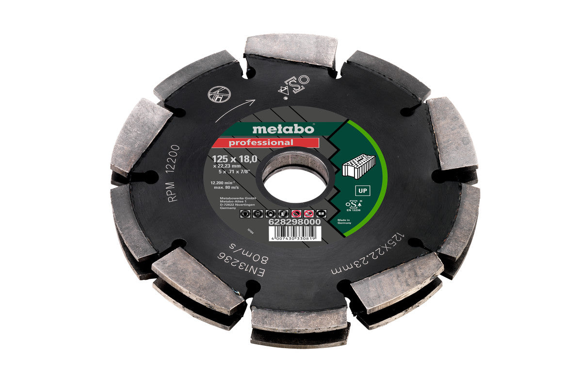 Metabo DBLRow 开槽锯片 5x3/4x7/8MM 628298000