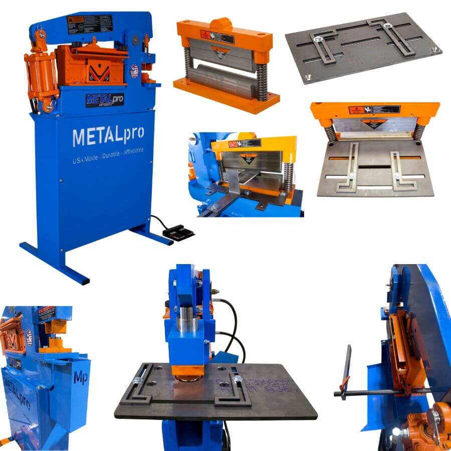 MetalPro BNDL-MP5000FS-S12-B12-P0 50 吨多功能冲剪机套装