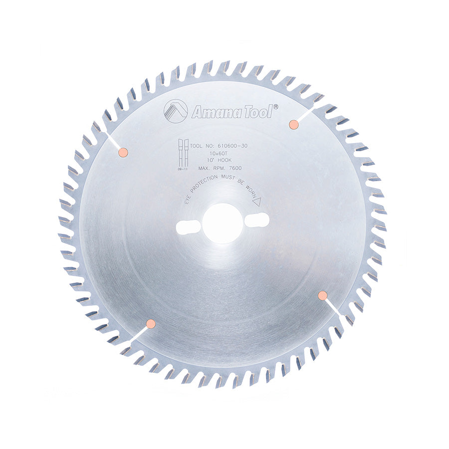 Amana Tool 610600-30 10 英寸 60 齿 ATB 切断锯片 30mm 孔径
