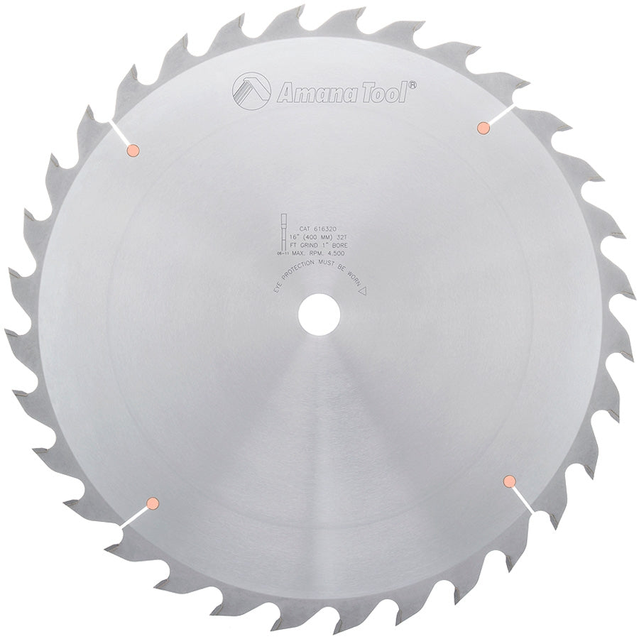 Amana Tool 616320 16英寸32齿直切锯片