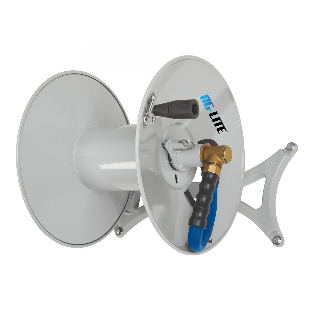 Blubird AG-Lite ALMRW58150 5/8 英寸 x 150 英尺壁挂式手动软管卷盘