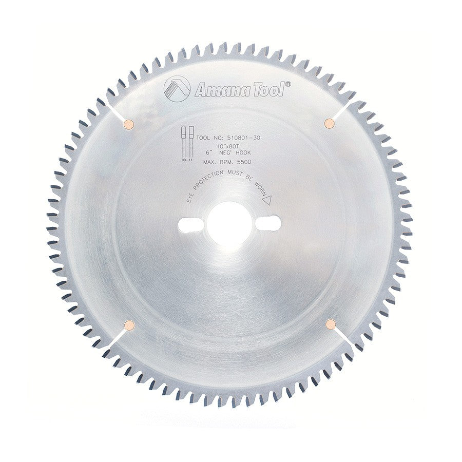 Amana Tool 510801-30 10英寸80齿非铁金属切割锯片