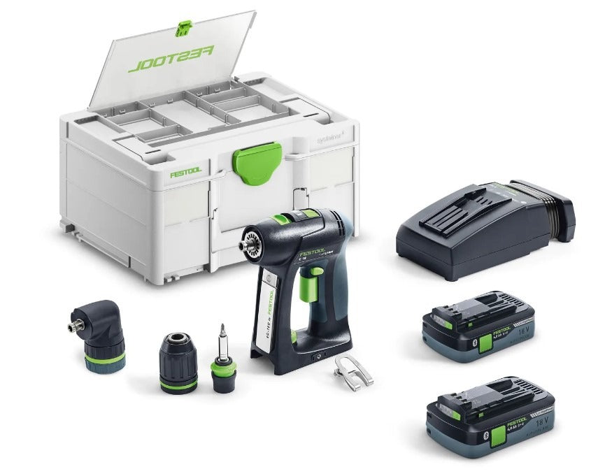 Festool C 18 无绳电钻套装 (含 4.0Ah 电池) FT577619