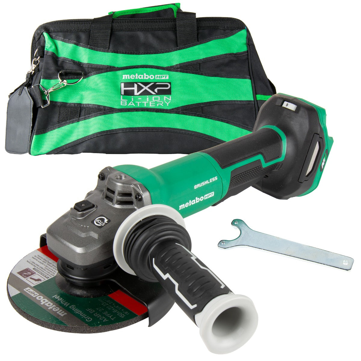 Metabo G3615DVFQ6M 36V MultiVolt 无刷 6 英寸变速拨动开关角磨机 (裸机)