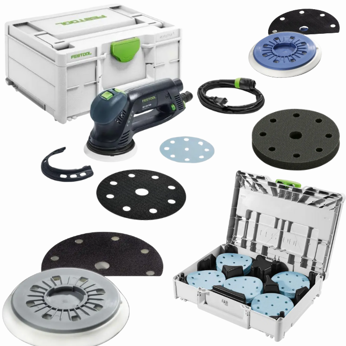 Festool RO125KIT ROTEX 5 英寸多模式砂光机套装