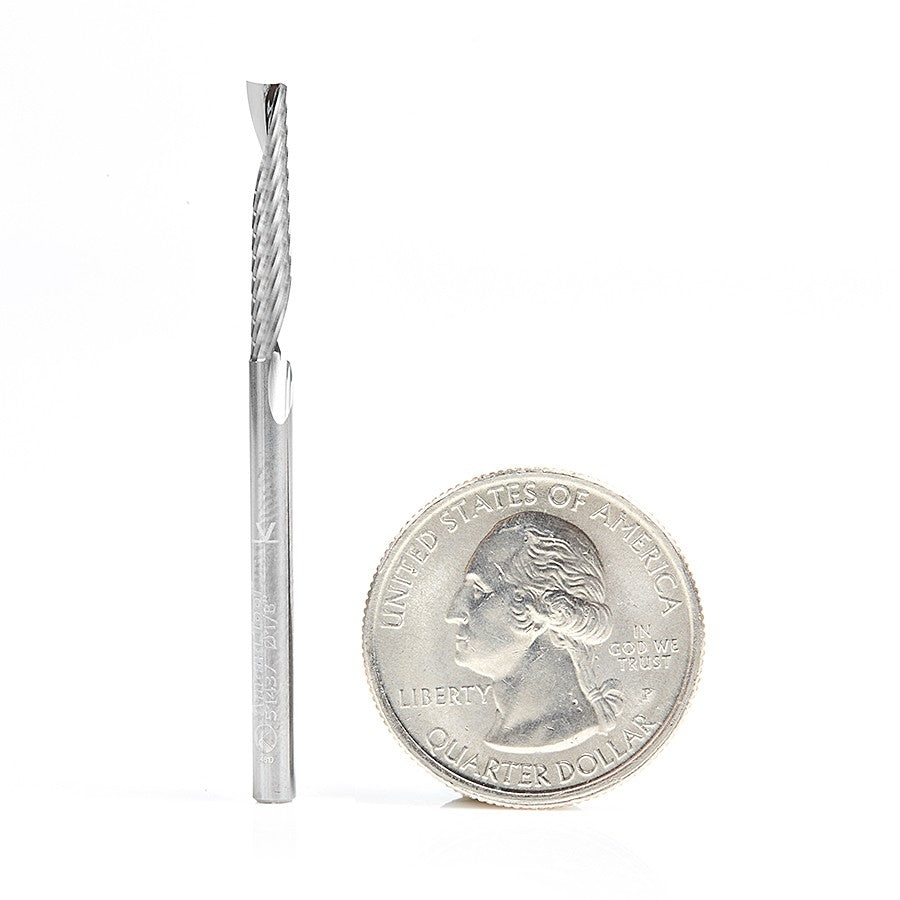 Amana Tool 51437 1/8 英寸单刃螺旋 O 型塑料铣刀