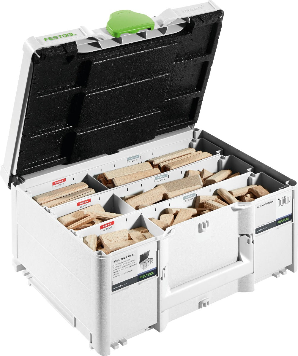 Festool FT576791 DOMINO DF 700 专用 8/10mm 榫头套装及铣刀 Systainer3
