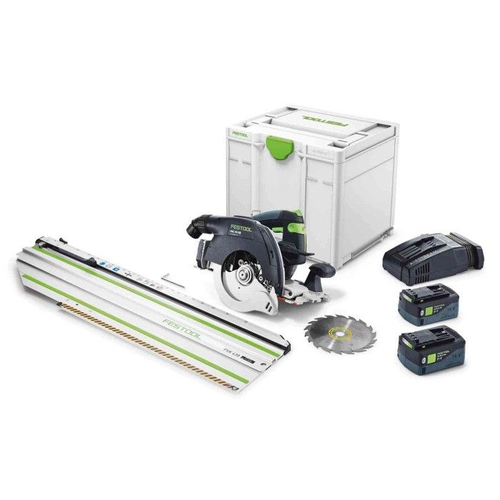 Festool HKC 55 Set 无绳轨道锯套装 (含 FSK 250 导轨及 5.0Ah 电池) 577663KIT