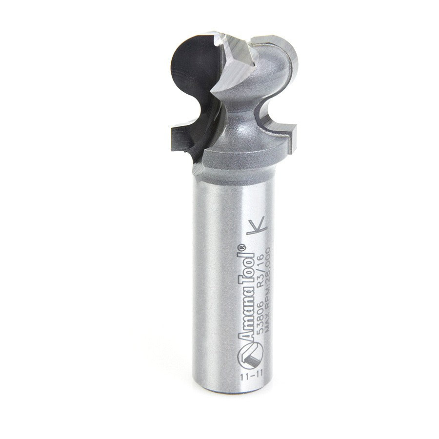 Amana Tool 53820 硬质合金门边修边刀 1/2 英寸柄