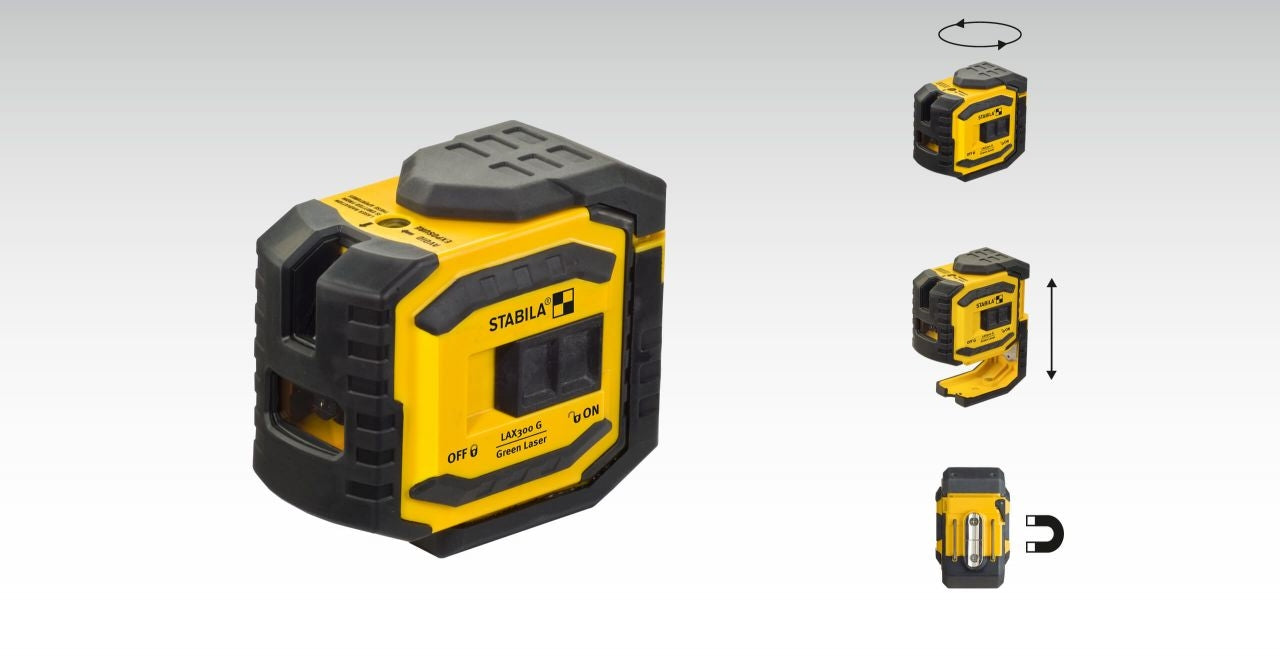Stabila LAX 300 G 绿光十字线激光水平仪 (货号 03185)