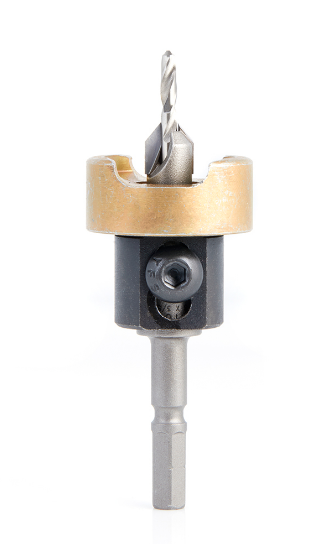 Amana Tool AM55168 硬质合金 82 度沉头钻 (CENTROTEC 接口)